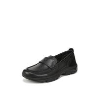 Vionic Women's Walk Roam Loafer Slip-On Loafer Trainers, Black Leather, Medium Fit, UK 4.5