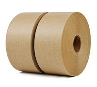 VIOPDER 2-Pack Reinforced Water Activated Gummed Paper Tape, 2.75 Inch X 330 Ft, Total 660ft, Writable Eco-Friendly