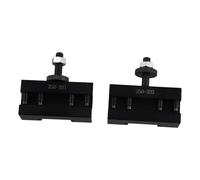 VIOPDER 2Pcs Quick Change CNC Lathe Tool Post Turning Facing Holder Holder for Lathes Tools-250-201 & 250-202