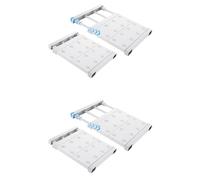 VIOPDER 4 Pcs School Locker Shelf Organizer - Adjustable Locker Divider Mate Easy to Install for Extending Locker Use Space