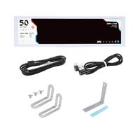 VIOPDER 8.8inch Computer Temp Monitor (Dynamic Theme Supported), IPS Type C Secondary Screen CPU RAM HDD Data FPS Monitor White