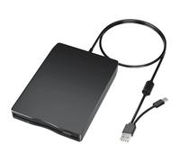 VIOPDER USB Floppy Disk Reader Floppy Disk Drive Dual Interface External USB C Floppy Disk Drive for PC Laptop Notebook Desktop