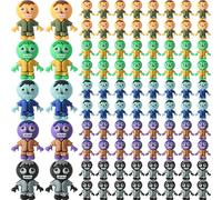 VioraWhite 120 Pcs Mini Zombies Figurines Halloween Tiny Zombies Action Figures to Hide and Seek Little Statue for Cupcake Decoration Halloween Party Favors Gifts Treats Goodie Bag Supplies