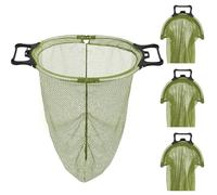 VioraWhite 4 Pcs Clam Diving Lobster Chum Bags for Saltwater Fishing Mesh Dive Bag with Handle Lock for Fishing Clamming Diving (Green)