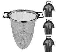 VioraWhite 4 Pcs Clam Diving Lobster Chum Bags for Saltwater Fishing Mesh Dive Bag with Handle Lock for Fishing Clamming Diving (Black)