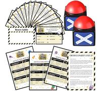VioraWhite Office Friendly Feud Games with 2 Buzzers, Family Party Team Building Holiday Work Feud Trivia Quiz Games(Classic)
