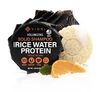Viori Shampoo Bar, Citrus Yao - Handcrafted with Longsheng Rice Water & Natural Ingredients - Sulfate/Paraben/Cruelty/Phthalate-free, pH balanced 100% Vegan, Zero-Waste