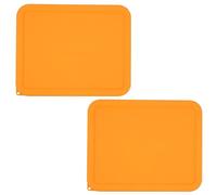 Viotiin 11 Cup Rectangle Silicone Storage Cover Lids Replacement for Pyrex 7212-PC Glass Bowls, (Container not Included) 2 Pack, Microwave, Dishwasher and Freezer Safe