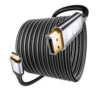 VIOY USB C to Displayport Cable 3M, Unidirection Type C to DP 1.4 Cable(8K@60HZ 4K@240HZ), Thunderbolt 4/3 to Display Port Cord Compatible with MacBook Pro/Air, iPad, iPhone15-17 Pro/Max, Galaxy