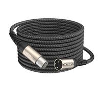 VIOY XLR Microphone Cable 3M, Mic Male to Female Balanced Cord 3 Pin -