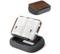 Viozon Book Holder for Reading in Bed,with Storage,Lap Desk,for A3~A5 Book&7~15" Tablet/Laptop,Beanbag Reading Pillow,Page Holder, Multi-Angle Book Stand for Hands-Free Reading,Book Reader Gifts