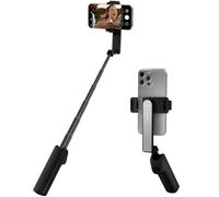 Viozon Selfie Stick, Telescopic Aluminum Alloy Pole, Max Length 68cm, 100g Light Weight, Wireless Remote Control Button, Portable & Foldable, Ergonomic Handle, Black