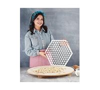 Vip Ahmet Shaper, Dumplings, Manti Form, Manti Calibi Pelmeni Dough Shape, 213 Hole 44 cm Triangular Shape vip-35