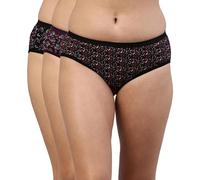 VIP Feelings Passion Women's Elastic Cotton Printed Hipster Briefs Various Colours, assorted colours, 10