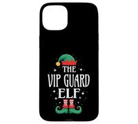 VIP Guard Elf Job Title Funny Christmas Matching Xmas Case for iPhone 15 Plus