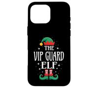 VIP Guard Elf Job Title Funny Christmas Matching Xmas Case for iPhone 16 Pro Max
