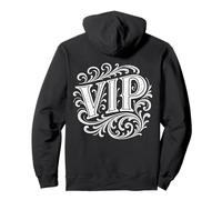 VIP Guest Elegant Flourish Design Pullover Hoodie