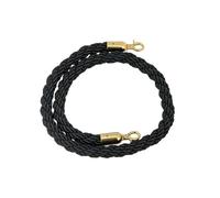 VIP Hanging Rope, Isolat Rope for Queue ment Systems, Easy to Hang & Store, Ideal for Safe Bers or Area Marking (Size: 400cm/157.4inch/13.1ft, Color: Black)