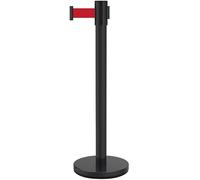 VIP Heavy Duty Steel Rope Barriers - Premium Crowd Control Stanchions for Queue Management in Retail, Airports, Banks - 5m Length, Color C - Durable, Stylish, Easy Setup