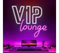 VIP Lounge Neon Signs for Wall Decor, VIP Lounge Led Signs for Room Decor, Neon Light Up Sign with USB Powered for Bar, Hotel, Cafe, VIP Room, Home Decoration
