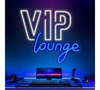 VIP Lounge Neon Signs for Wall Decor, VIP Neon Lights Signs for Room Decor, Led Light Up Sign with USB Powered for Bar, Hotel, Cafe, VIP Room, Home Decoration