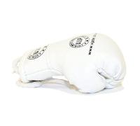 VIP Parvus Mini Novelty Hanging Boxing Gloves For Car Mirror Miniature Boxing Hanging Boxing Gloves For Home Car Or Bag, White