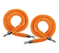 VIP Queue Ber Set - 2-Pack 1.8m Velvet Rope with Hoo - Event Stanchs for Guest ment, Crow Control, Grand Openings, and Safe