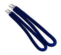 VIP Stanchion Rope - 0.9M Blue Crowd Control Barrier for Red Carpet Events, Themed Parties & Exhibitions -, Stylish, Easy-to-Use Rope for Queue Management