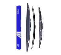 Vipa Car Parts Premium Wiper Blade Set | fits: PORSCHE 911 Coupe (Sep 1997 to Jul 2004) | All-Weather Performance | Durable, Streak-Free Windshield Wipers | Easy Installation