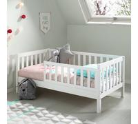 VIPACK JAXX PEUTERBED toddler bed 140 x 70cm white with bed guard junior bed