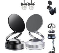 Vipbugo Phone Holder, Vipbu Phone Mount, 360° Adjustable Vacuum Magnetic Phone Holder, Vipbu Car Magnetic Mount, Rotatable/Foldable/Super Strong Suction For Gym Running, Cycling & Outdoor (B+D)