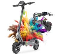 VIPCOO VS3 Electric Scooter for Adults, 48V 15.6AH High Capacity Battery Up to 50KM Long Range and High Power Motor, Smart HD Touchscreen Display & Dual Shock Absorption, 10 Inch All Terrain E Scooter