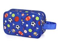 Vipdeal Kids Toiletry Bag for Girls and Boys, Soccer Balls