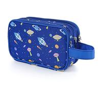 Vipdeal Kids Toiletry Bag for Girls and Boys, Space Blue