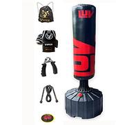 VIPER 6Ft Free Standing Boxing Punch Bag Gloves Training MMA Martial Arts Fitness MMA Gym Luv Set
