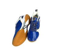 VIPER Badminton Shoes Extra Wide Fit Tennis Badminton Squash Shoes Non Slip Sports Trainers for Volleyball Blue White (Blue/White, UK Footwear Size System, Adult, Men, Numeric, Wide, 9)