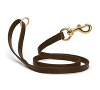 Viper Biothane K9 Working Dog Leash Waterproof Lead for Tracking Training Schutzhund Odor-Proof Long Line with Solid Brass Snap for Puppy Medium and Large Dogs 6ft, Dark Chocolate Brown