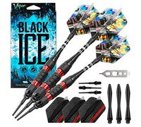 Viper Black Ice Soft Lace Darts, Unisex, Red Rings
