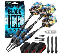 Viper Black Ice Soft Tip Darts with Blue Rings, 16 Grams