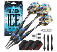 Viper Black Ice Soft Tip Darts with Blue Rings, 18 Grams