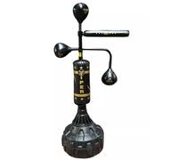 Viper Boxing Speed Punch Bag with 360° Rotating Dodge Bar & Three Speedballs - Adjustable Height Reaction Target for Boxing, Kickboxing, MMA & UFC | Full-Body Workout | UK Seller