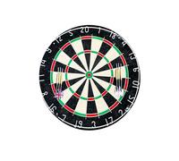 VIPER Bristle Sisal Professional Dartboard - Regulation Competition Target with Staple-Free Bullseye & FREE 6 Steel-Tip Darts for Home and Tournament Use