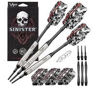 Viper by GLD Products Sinister 95% Tungsten Soft Tip Darts, Beveled Barrel, 18 Grams (21-3504-18)