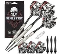 Viper by GLD Products Sinister 95% Tungsten Steel Tip Darts, 24 Grams,Silver,23-3809-24