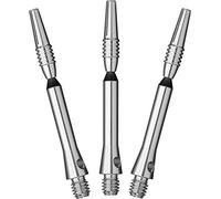 Viper by GLD Products Spinster Aluminum Shaft Medium Silver Spinster Aluminum Dart Shaft, Medium (MD), 3 Pack, Medium (Md) - 2" (35-7805-00)