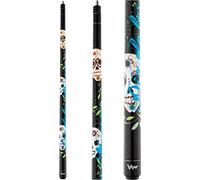 Viper by GLD Products Underground 58" 2-Piece Billiard/Pool Cue, Dia De Los Muertos, 18 Ounce,Black,50-0660-18