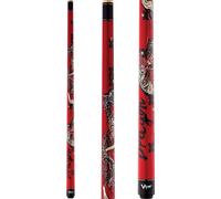 Viper by GLD Products Underground 58" 2-Piece Billiard/Pool Cue, Dragon, 19 Ounce,Red,50-0659-19