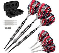 Viper by GLD Products Unisex 95% Case, Viper Blitz 95 Tungsten Steel Tip Dart Set with Case 22 Grams, Black, 22-Gram UK