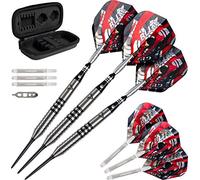 Viper by GLD Products Unisex 95% Case, Viper Blitz 95 Tungsten Steel Tip Dart Set with Case 26 Grams, Black, 26-Gram UK