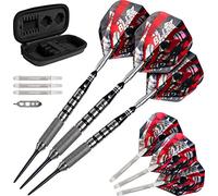 Viper by GLD Products unisex adult Blitz 95 Tungsten Steel Tip Dart Set with Case 24 Grams, Black, 24-Gram US